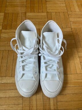 Converse White High Top Athletic Sneakers